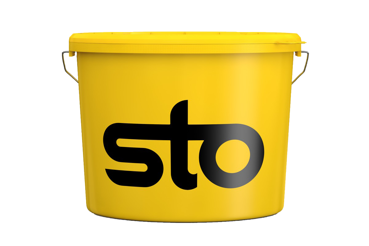 Eimer 18 l gelb (leer) – Sto Premium-Farbe | Meisterfarben