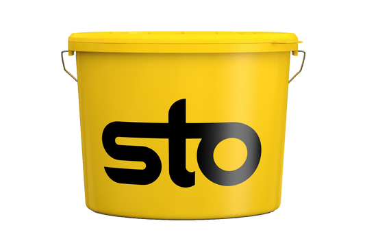 Eimer 18 l gelb (leer) – Sto Premium-Farbe | Meisterfarben