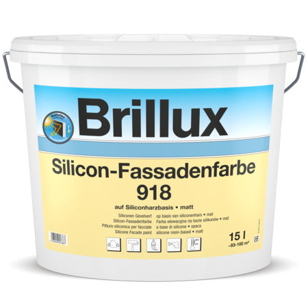 Silicon-Fassadenfarbe 918 TSR-Formel